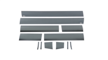 Picture of Putco 07-13 GMC Sierra Extended Cab 6.5ft Short Box - 6in - 12pcs Black Platinum Rocker Panels