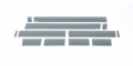 Picture of Putco 07-13 Chevy Silv Ext Cab 5.5ft Short Box - 6in Wide - 12pcs Black Platinum Rocker Panels