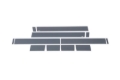 Picture of Putco 07-13 Chevy Silverado Crew Cab 5.5 Box - 6in Wide (12pcs) Black Platinum Rocker Panels