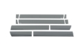 Picture of Putco 07-13 Chevy Avalanche - 5.5in Wide (10pcs) Black Platinum Rocker Panels
