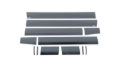 Picture of Putco PUT Blk Platinum Rocker Panels Body Armor & Rock Rails - 9751214BP