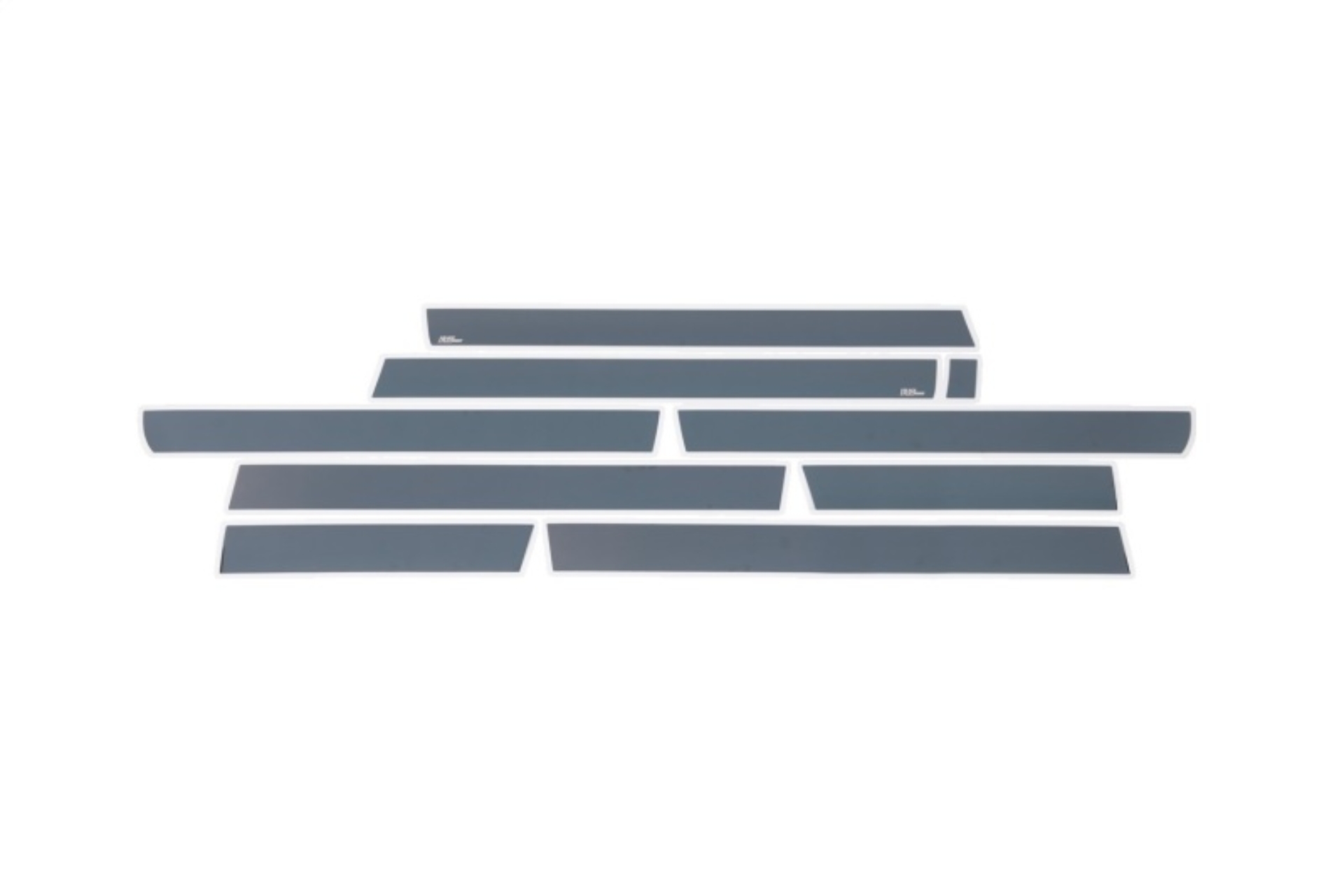 Picture of Putco 15-19 Chevy Silverado HD - Crew Cab 8ft Long Box (10pcs) Black Platinum Rocker Panels