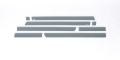 Picture of Putco 15-19 Chevy Silverado HD - Crew Cab Dually (8pcs) Black Platinum Rocker Panels