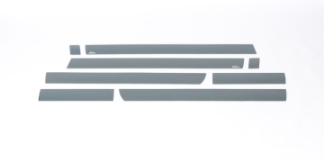 Picture of Putco 15-19 Chevy Silverado HD - Crew Cab Dually (8pcs) Black Platinum Rocker Panels