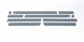 Picture of Putco 15-19 Chevy Silverado HD - Double Cab - 8ft Long Box 10pcs Black Platinum Rocker Panels