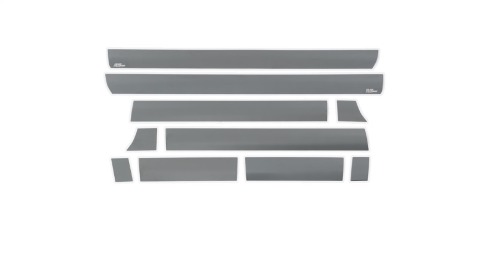 Picture of Putco 14-18 Chevy Silv LD - Standard Cab - 8ft Long Box (10pcs) Black Platinum Rocker Panels