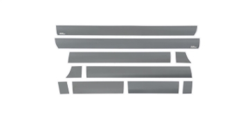 Picture of Putco 14-18 Chevy Silv LD - Standard Cab - 8ft Long Box (10pcs) Black Platinum Rocker Panels