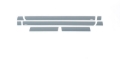 Picture of Putco 15-19 Chevy Silverado HD Dually Regular Cab (8pcs) Black Platinum Rocker Panels