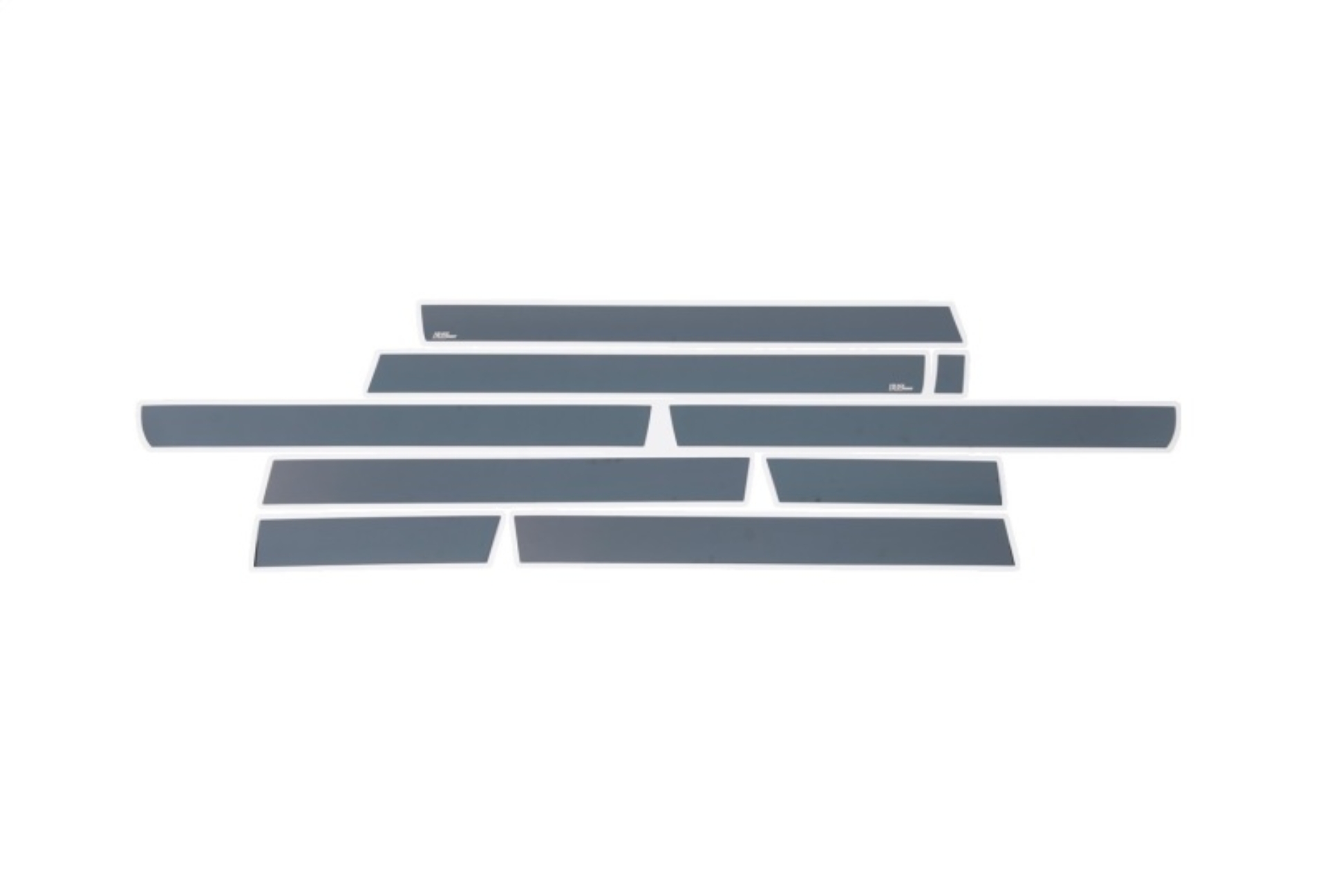Picture of Putco 15-19 GMC Sierra HD Crew Cab 8ft Long Box (10pcs) Black Platinum Rocker Panels