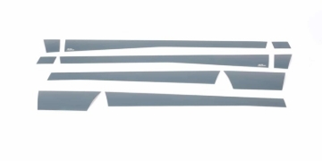Picture of Putco 10-18 RAM 2500 Reg Cab 8ft - 5.5in Wide w/o Factory Flares 10pcs Blk Platinum Rocker Panels