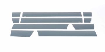 Picture of Putco 09-14 Ford F-150 Reg Cab 8ft Long Box - 7in Wide (10pcs) Black Platinum Rocker Panels