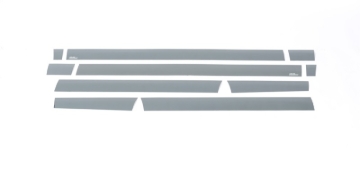Picture of Putco 15-20 Ford F-150 Reg Cab 8ft Long Box (4.25in Tall - 10pcs) Black Platinum Rocker Panels