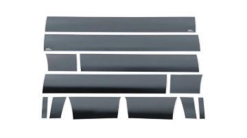 Picture of Putco 09-14 Ford F-150 Super Crew 5.5 (w/ Flares) 7in Wide - (12pcs) Black Platinum Rocker Panels