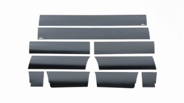 Picture of Putco 09-14 Ford F-150 Super Cab 6.5 (w/o Factory Fender Flares) Blk Platinum Rocker Panels - 10pcs