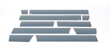 Picture of Putco 09-14 Ford F-150 Super Cab 8ft Long Box - 7in Wide (10pcs) Black Platinum Rocker Panels
