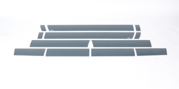 Picture of Putco 11-16 Ford SuperDuty - Super Cab 8ft (12pcs - 6.25in Wide) Black Platinum Rocker Panels