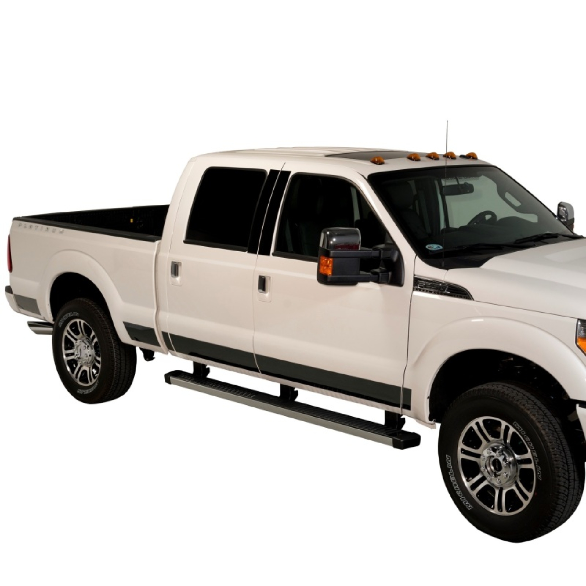 Picture of Putco PUT Blk Platinum Rocker Panels Body Armor & Rock Rails - 9751454BP