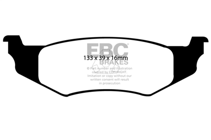 Picture of EBC Yellowstuff Brake Pad Sets - DP41066R