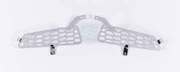 Picture of Putco 18-20 Ford F-150 Raptor - Hex Shield - Polished SS Bumper Grille Inserts