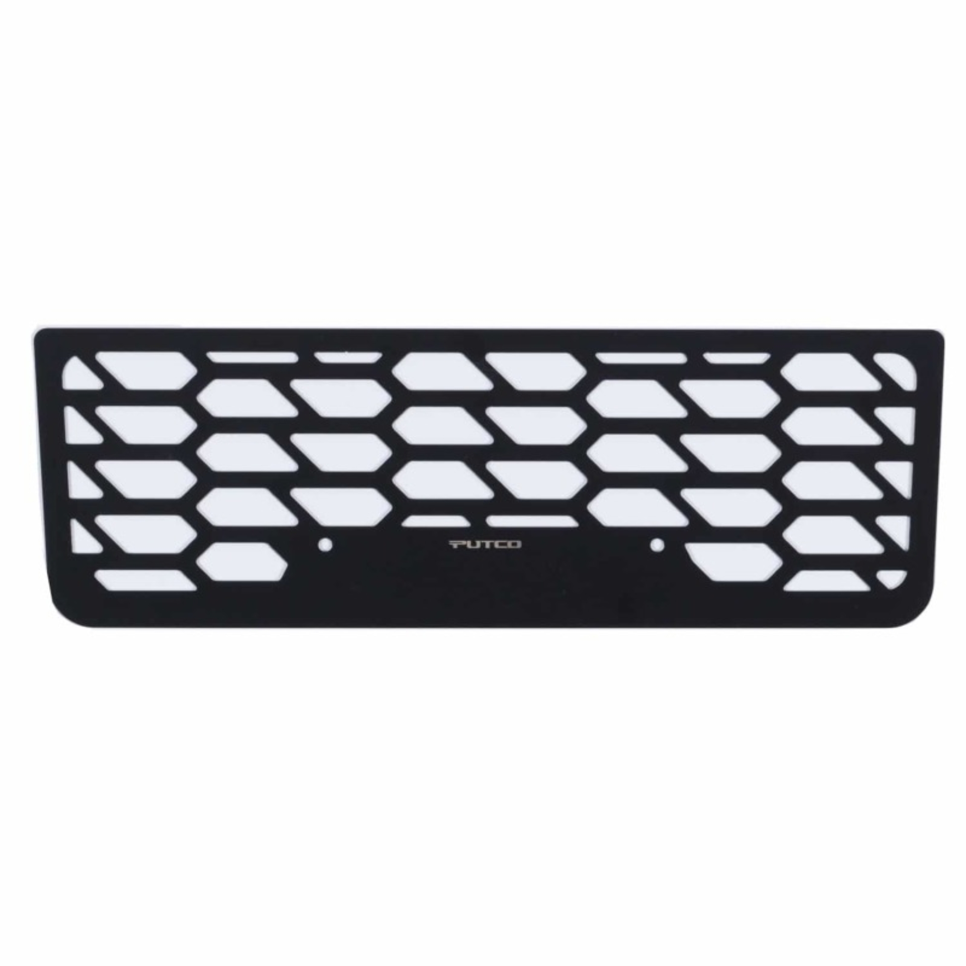 Picture of Putco 17-19 Ford SuperDuty - Hex Shield - Black Powder Coated Bumper Grille Inserts