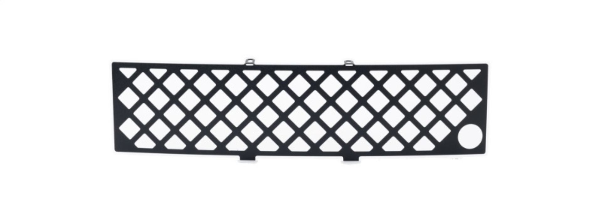 Picture of Putco 11-14 Ford F-150 - EcoBoost Bumper Grille Inserts - SS Black Diamond w/ Heater Plug Opening