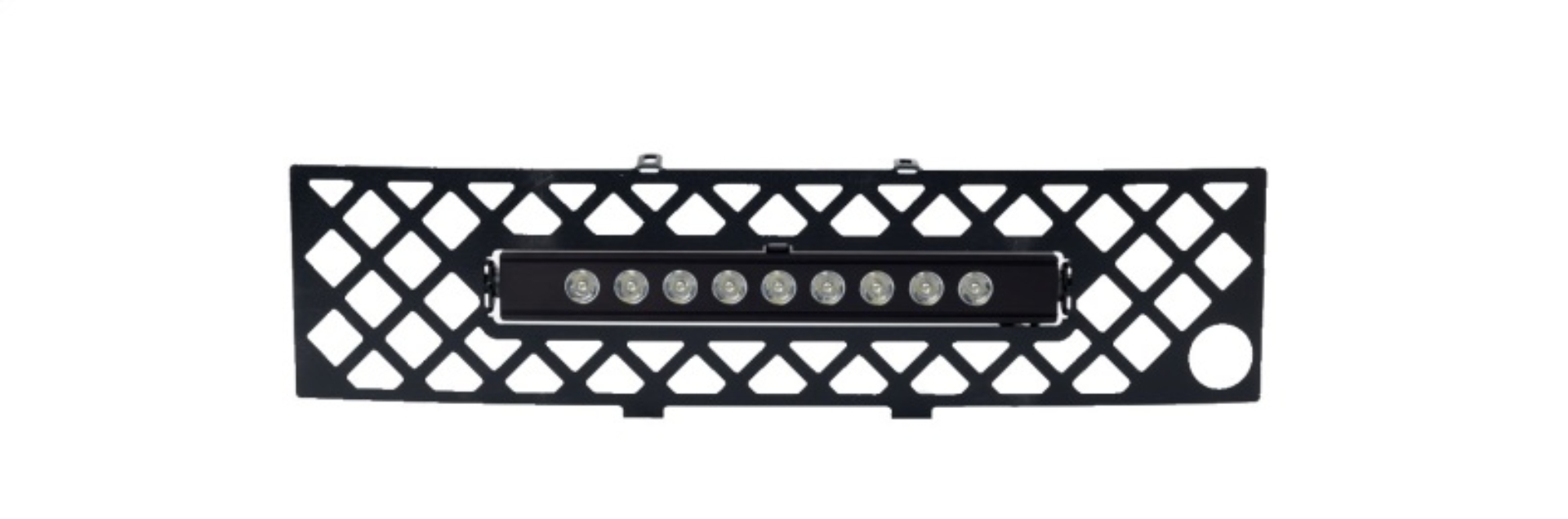 Picture of Putco 11-14 Ford F-150 EcoBoost SS Black Diamond Bumper Grille Insert w/ 10in Luminix Light Bar