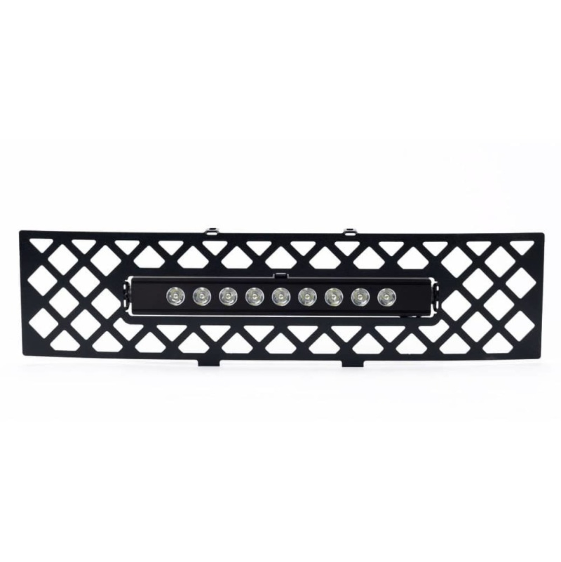 Picture of Putco 11-14 Ford F-150 - EcoBoost Bumper Grille Insert - Black SS Diamond w/ 10in Luminix Light Bar