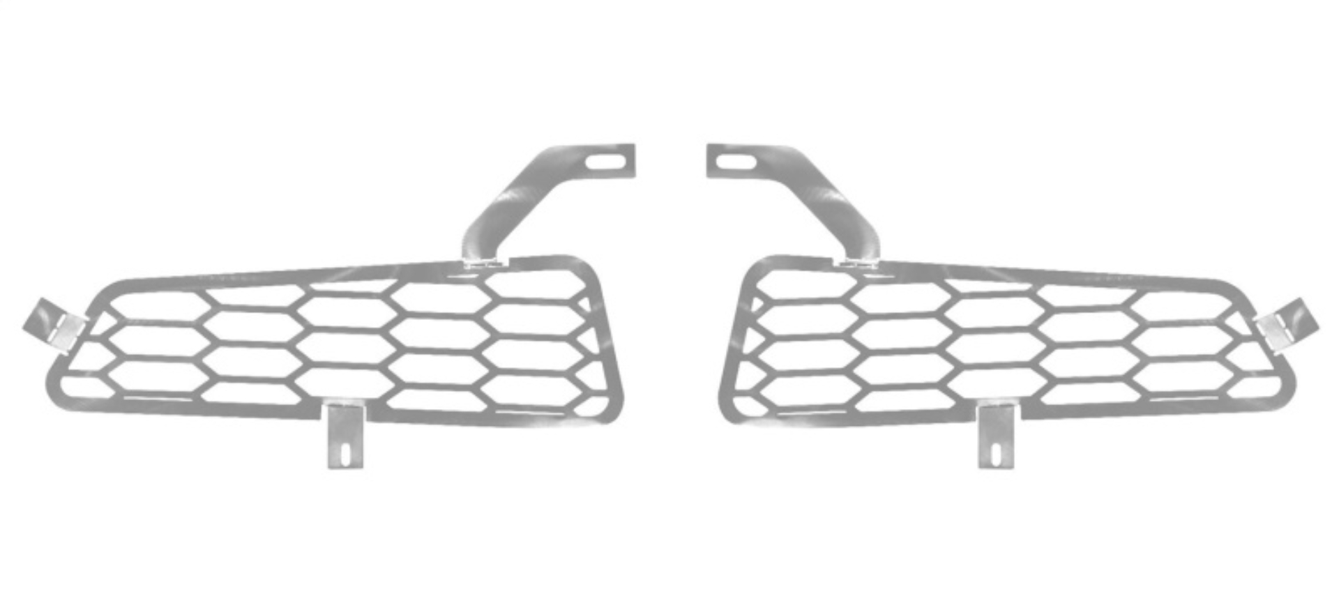 Picture of Putco 15-20 Ford F-150 Raptor - Hex Style - Polished SS Bumper Grille Inserts