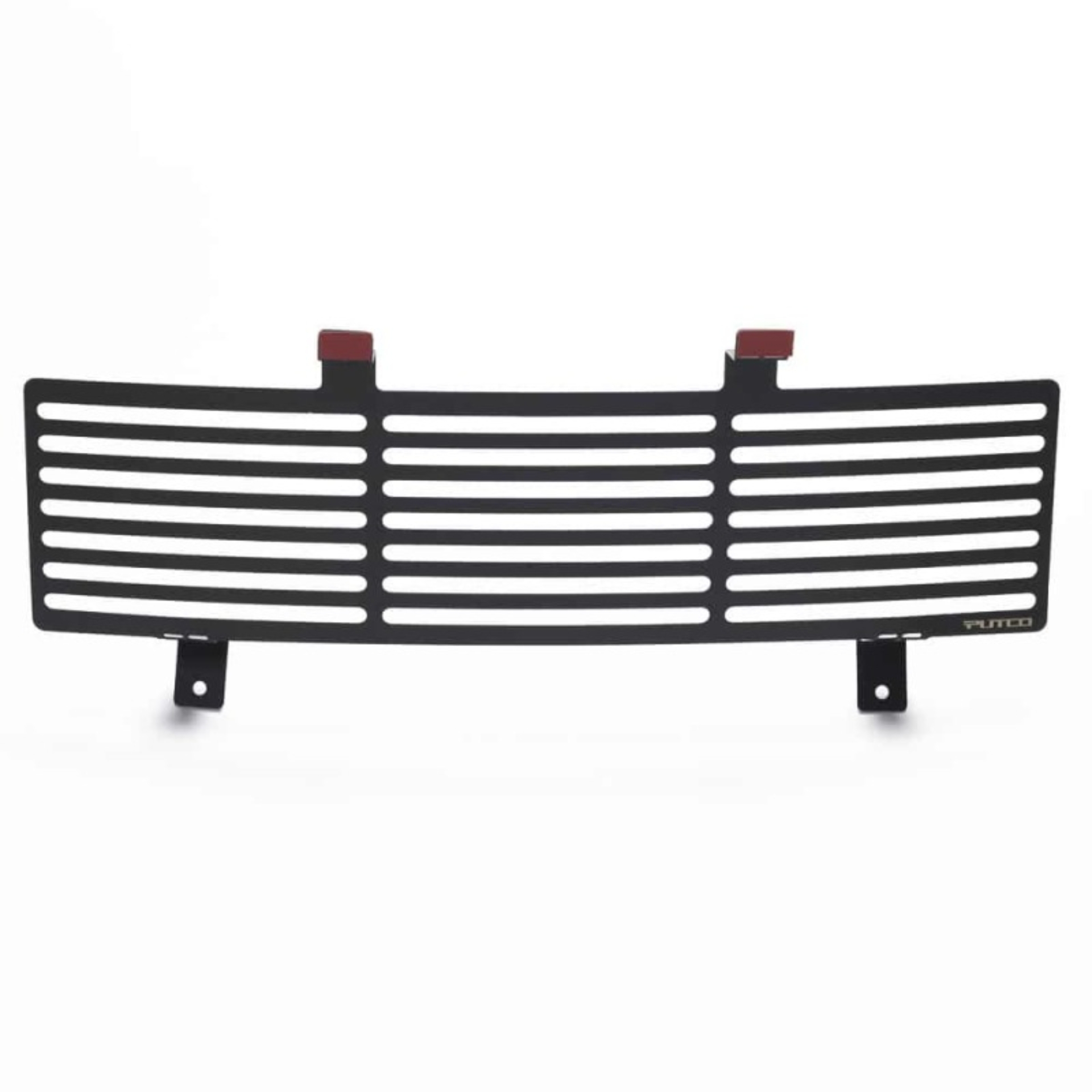 Picture of Putco 11-16 Ford SuperDuty - Stainless Steel Black Bar Design Bumper Grille Inserts