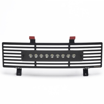 Picture of Putco 11-16 Ford SuperDuty - SS Black Bar Design w/ 10in Luminix Light Bar Bumper Grille Inserts