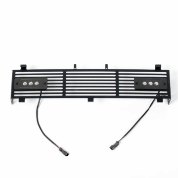 Picture of Putco 11-16 Ford SuperDuty - SS Black Bar Design w/ Qty 2 - 6in Light bars Bumper Grille Inserts