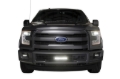 Picture of Putco 15-17 Ford F-150 - SS Black Bar Design w/10in Luminix Light Bar Bumper Grille Inserts