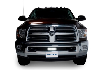Picture of Putco 11-18 Ram HD - SS - Bar Style Bumper Grille Inserts w/ 10in Luminix Light Bar (Black)