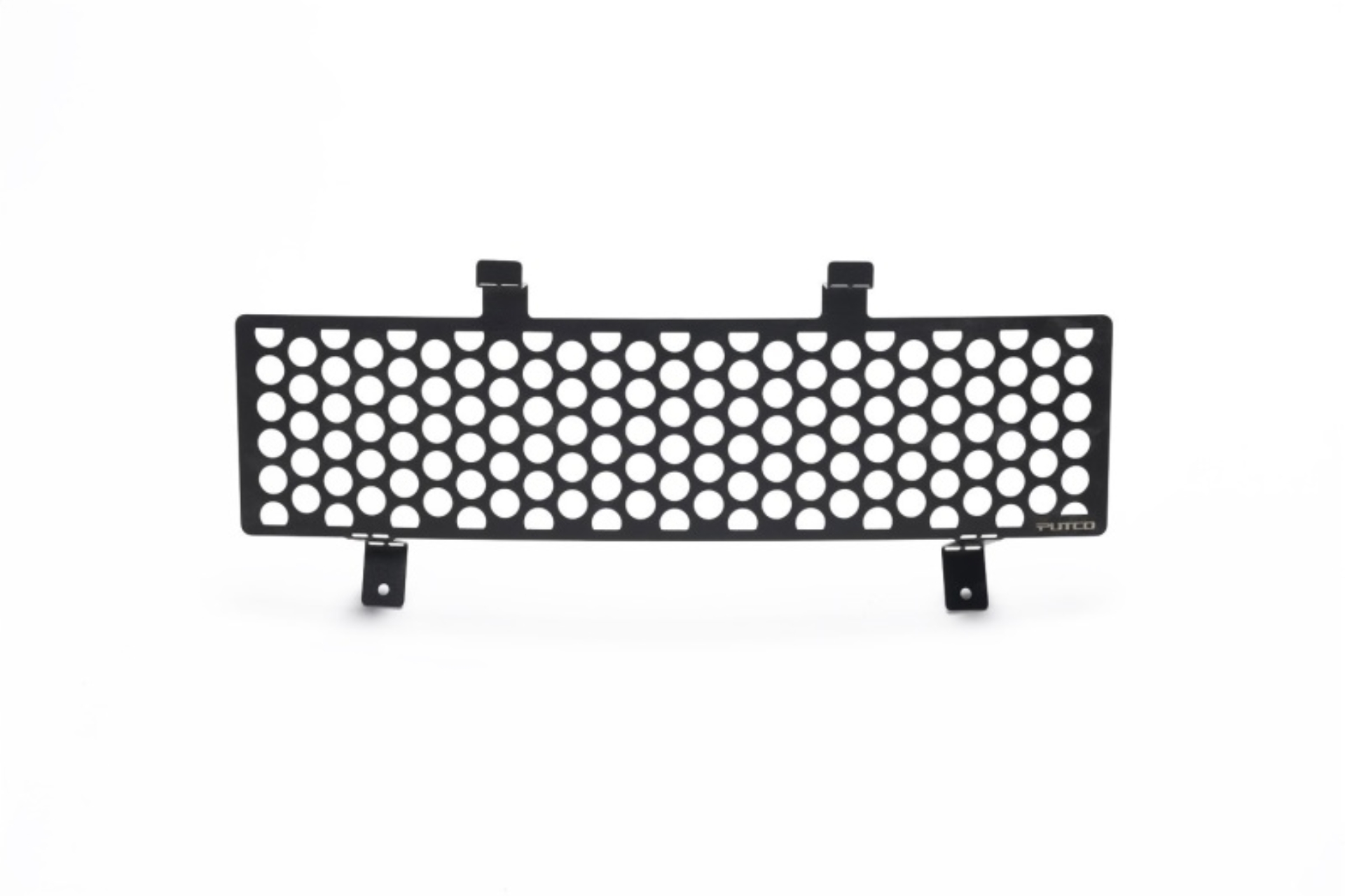 Picture of Putco 11-16 Ford SuperDuty - Stainless Steel Black Punch Design Bumper Grille Inserts