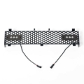 Picture of Putco 11-16 Ford SuperDuty - SS Black Punch Design w/ Qty 2 - 6in Light bars Bumper Grille Inserts