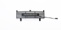 Picture of Putco 15-19 Chevy Silv HD SS Black Bar Design Bumper Grille Insert w/ Curved Flush 10in Light Bar
