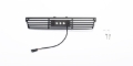 Picture of Putco 15-19 GMC Sierra HD Black Bar Design Bumper Grille Insert w/ Flush 6in Luminix Light Bar