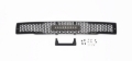 Picture of Putco 15-17 Ford F-150 - SS Black Punch Design w/ 10in Luminix Light bar Bumper Grille Inserts