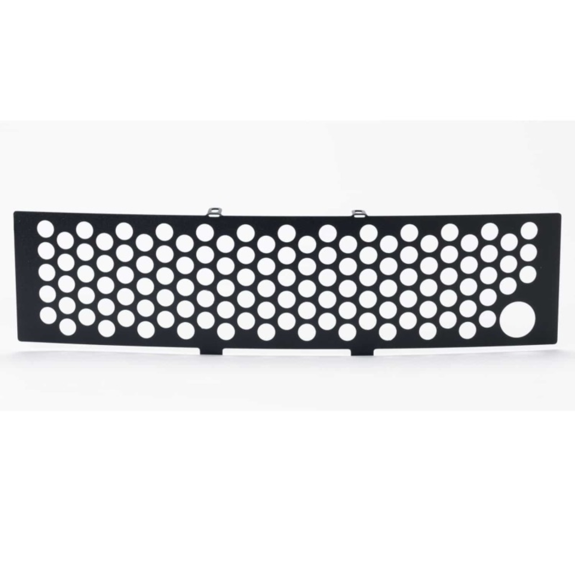 Picture of Putco 11-14 Ford F-150 - EcoBoost Bumper Grille Inserts - Black SS Punch w/ Heater Plug Opening