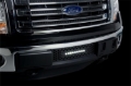 Picture of Putco 11-14 Ford F-150 EcoBoost SS Black Punch Bumper Grille Insert w/ 10in Luminix Light Bar