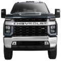 Picture of Putco 19-20 Chevy Silverado LD - Grille Letters - Black Platinum Chevrolet Letters