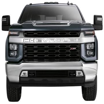 Picture of Putco 19-20 Chevy Silverado LD - Grille Letters - Stainless Steel Chevrolet Letters
