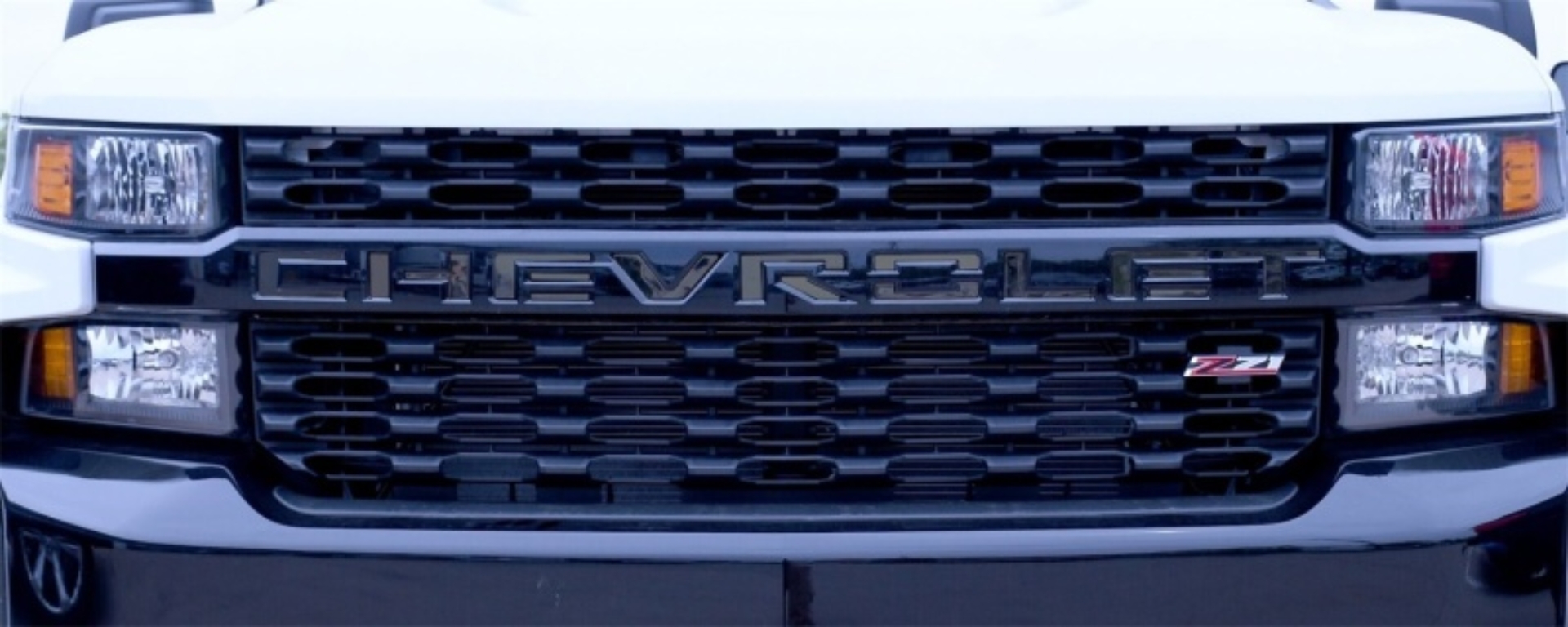 Picture of Putco 2020 Chevy Silverado HD - Grille Letters - Black Platinum Chevrolet Letters
