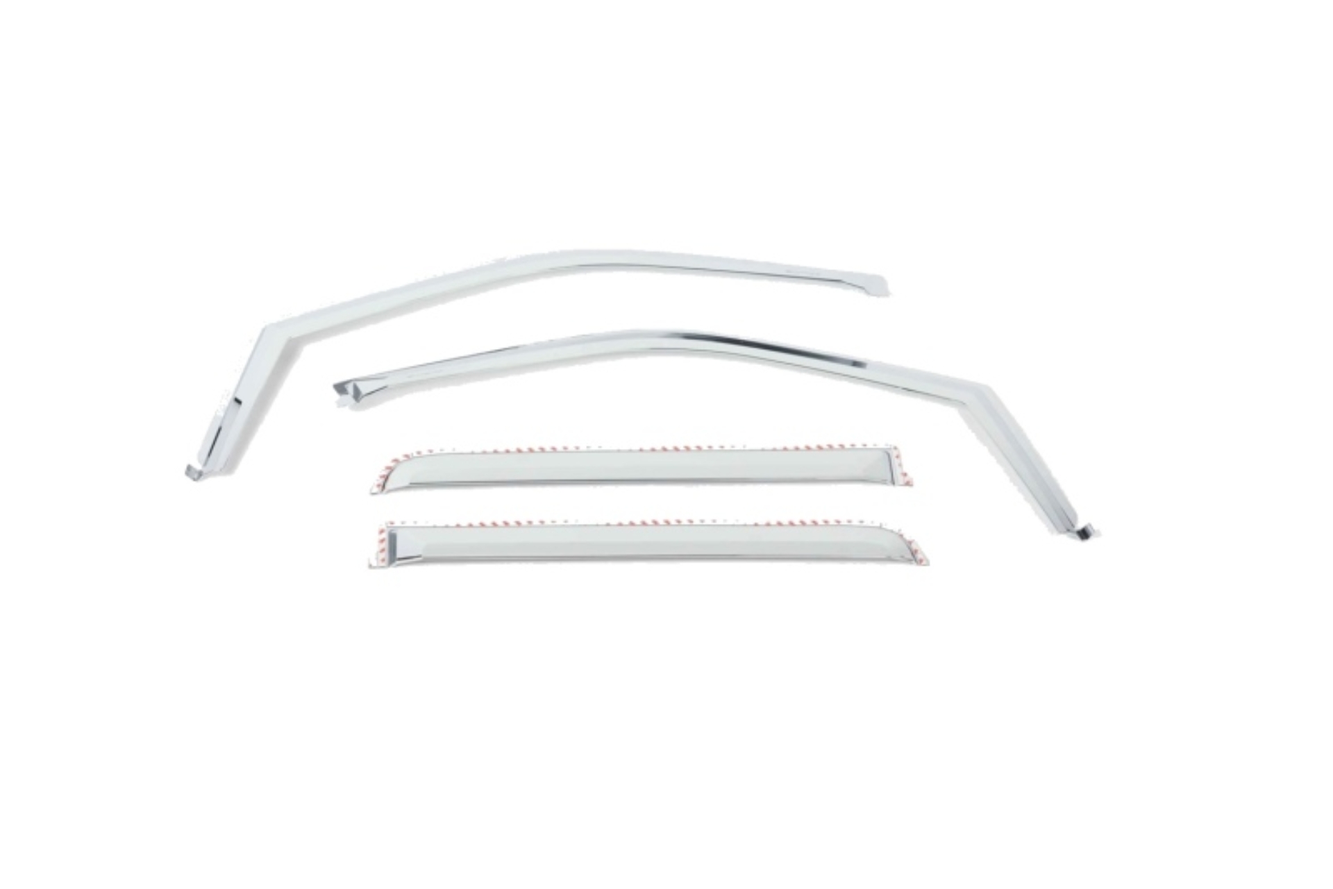 Picture of Putco 17-20 Ford SuperDuty - Crew Cab (Set of 4) Element Chrome Window Visors