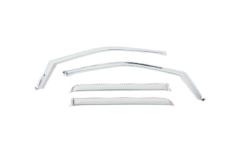 Picture of Putco 17-20 Ford SuperDuty - Crew Cab (Set of 4) Element Chrome Window Visors