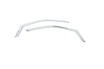 Picture of Putco 15-20 Ford F-150 - Super Crew / Super Cab / Reg Cab (Front Only) Element Chrome Window Visors