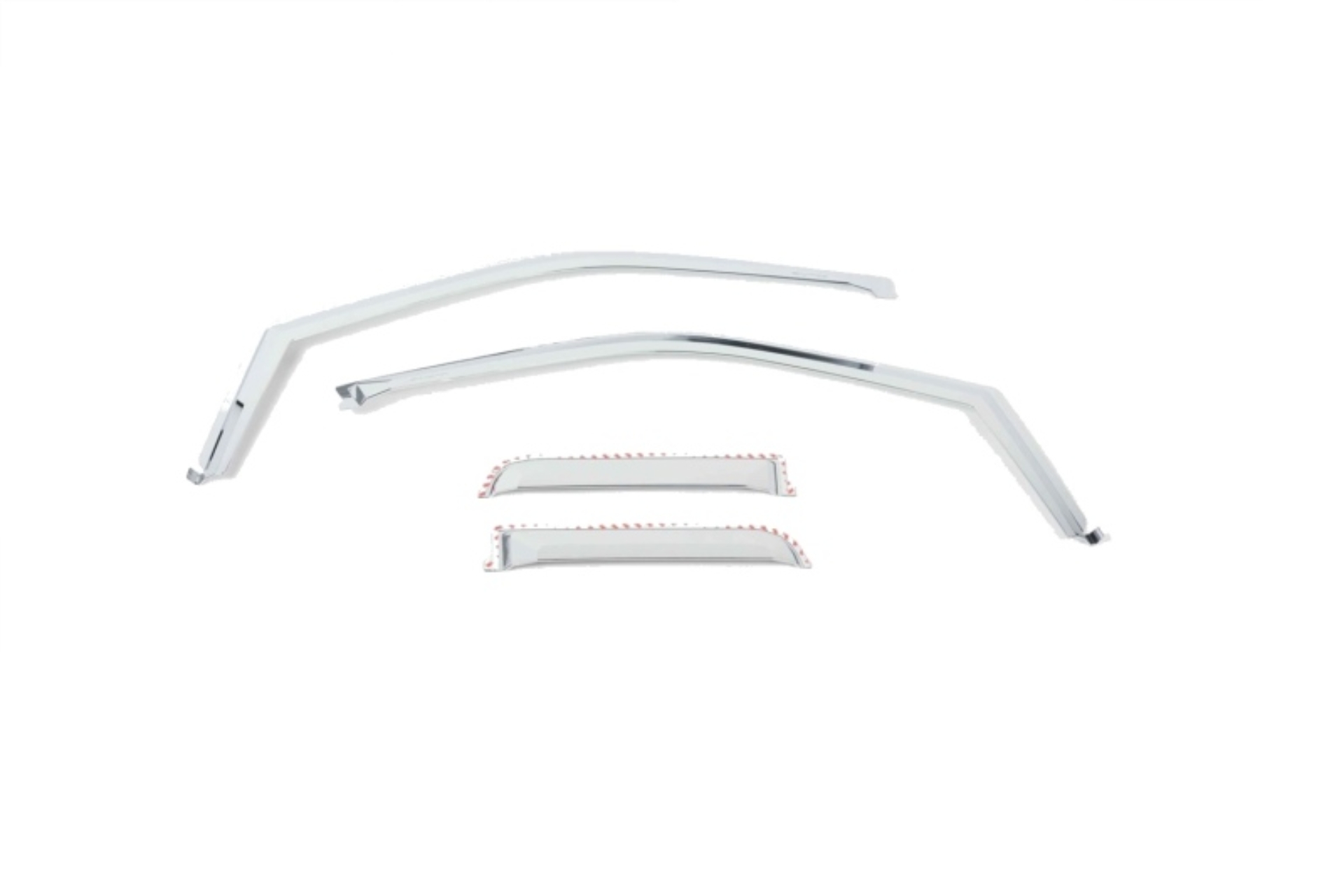 Picture of Putco 17-20 Ford SuperDuty - SuperCab (Set of 4) Element Chrome Window Visors
