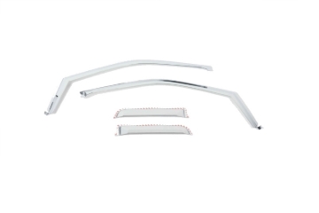 Picture of Putco 17-20 Ford SuperDuty - SuperCab (Set of 4) Element Chrome Window Visors