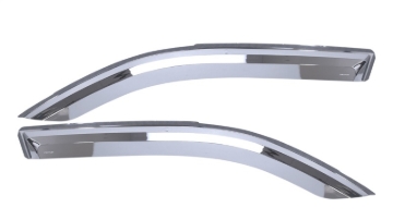 Picture of Putco 19-20 Ram 1500 - Crew Cab (Set of 2) - Excl regular Cab Element Chrome Window Visors