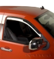 Picture of Putco 14-14 Chevrolet Silverado HD - Crew Cab (Front Only) Element Chrome Window Visors